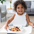 Bumkins Toddler and Baby Suction Plates, Silicone Grip Dish for Babies and Kids, Baby Feeding Supplies, Platinum