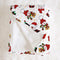 SqtmuHLuo Red Christmas Snowman Baby Blanket for Boys Girls Christmas Watercolor Cute Snowman
