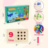 Counting 3 4 5 6 7 Wooden Numbers Peg Board for Kids, Montessori Math Toy for Toddlers, Math Manipulatives Preschool