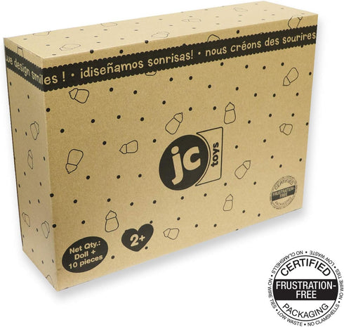 14" Set 2+, JC Toys - Lots to Love Babies Doll and High Chair | Feeding Gift and Accessories | Posable & Waterproof |
