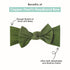 Copper Pearl Baby Bows - Stylish Soft Stretchy Headbands for Baby Girls, Trendy Designs - Alta