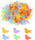 60pcs Mini Glow Lizard, Cute Resin Figure Miniature Landscape Decoration for Dollhouse and Gardens