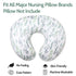 Green Leaf Car Seat Covers & Nursing Pillow Cover for Babies