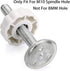 M10 (10mm/0.39") Gate Adapters 4PCS, OwnMy Gate Threaded Spindle Rod Accessory Pressure Gate Replacement Parts for