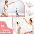 4 Pcs Stuffed Rat Plush Toys, Realistic 7 Inch Soft Cuddly Mouse Plushies for Birthday Party Favor (White)