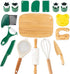17 Set Set PCS Kids Knife for Real Cooking, Montessori Kitchen Tools for Toddlers, Cooking and Baking for Kids Little