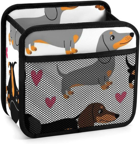 PPIKTC Spacious Hanging Auto Seat Organizer with Ventilated Mesh Pockets for Wet Wipes