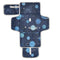 Kigai Blue Space Theme Portable Diaper Changing Pad, Travel Diaper Changing Pad