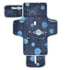 Kigai Blue Space Theme Portable Diaper Changing Pad, Travel Diaper Changing Pad