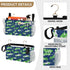miaozhen Cartoon Cars Dark Blue and Green Bedside Storage Bag Hanging Organizer Rocking Chair Storage Bag for Bunk