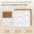 2 Pack 2 Pack Set, 36x36 Inch Muslin Hooded Baby Bath Towels and WashCloth Soft Cotton Bath Towel Baby Wipes Absorbent