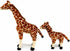 Set Ice King Bear Mom and Baby Stuffed Animals Zoo Wild Animals (Giraffe)