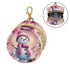 Christmas Snowman Round Pacifier Storage Case with Zipper, Portable Pacifier Case for Travel, Diaper Bag & Purse