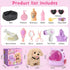 Cleboen 17pcs 3-6, Playset, 3 4 5 6 Robot Dog Toys for Girls Kids Boys Realistic Interactive Robot Puppy Dog Plush Toys