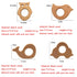 Nature Baby Teething Toys - 11pc Wooden Teether Montessori Set, Organic Infant Teether Handmade Pendant Gift