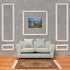 iLAND Dollhouse Couch, Modern Miniature Sofa for Dollhouse Living Room, 1/12 Scale (Light Sky Blue Velvet)