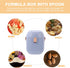 Portable Formula Dispenser with Spoon Stackable Milk Powder Container Thickened Material Sealed Snack Storage Box