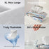 99% 42 3 Packs Bc Babycare Cloud Max Flushable Wipes, Hypoallergenic for Sensitive Skin, Water, Plant-Based Fibers