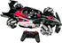 Formula Drift Car with Smoke, LED Lights, 360° Rotation, and Sound for Ultimate Drifting Experience 14"x7" (Red)