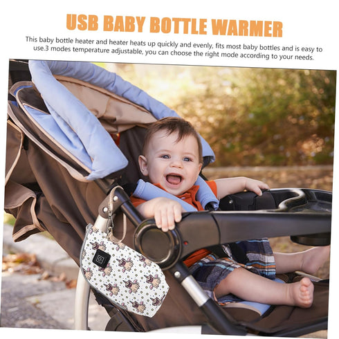 Compact USB Milk Bottle Warmer Sleeve for Convenient Feeding