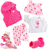 Aori Reborn Baby Dolls Clothes - Outfit Clothing Accessories for 20-24 inch Lifelike Newborn Toy Dolls