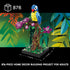 Micro Brick Flower Parrot Toy Building Sets, DIY Plant Model for Home Decor and Office Art