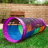 Pacific Play Tents Kids Peek-A-Boo I See You 6 Foot Crawl Tunnel, Multicolor & Mesh