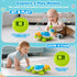BAYSING 6-12 Set Tummy 7 8 9 10 11 0-1 Baby Toys Months, Musical Turtle Crawling Infant Toy for Time, Early Educational