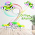 Dwi Dowellin Mini Drone for Kids - Crash Proof with LED Night Lights, One Key Take Off, Remote Control, Green