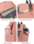 MEYTEILAY Diaper Bag Tote Baby Changing Bag Large Baby Bags for Mom Multifunction Travel Nappy Bag Small Pink