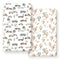 Stretch Ultra Soft Jersey Knit Fitted Crib Sheets Set, 2 Pack, Stylish Cars Print for Boys and Girls