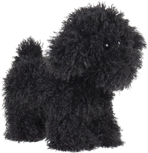 Apricot Lamb Toys Plush Black Poodle Dog Puppy Stuffed Animal Soft Cuddly 8.3 Inches Perfect for Child