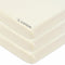 American Baby Company 3 Pack 100% Natural Cotton Fitted Mini Crib Sheets,