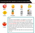 EUDAX Fruit Battery Science Experiment Kit - DIY Home Teaching Toy for School Science Project