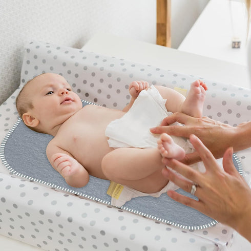 CUXFLS (3 Pack) Baby Waterproof Changing Pad Liners - Washable Reusable Changing Table Cover Liners Double, Portable