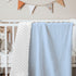 30x40 inches, Baby Blankets for Boys, Soft Nursery Minky Blankets with Muslin and Dotted Fleece Back Receiving Bed