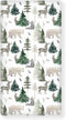 JEPFEIXIA Woodland Forest Animals Fitted Crib Sheet for Boys Girls Watercolor Pine Tree