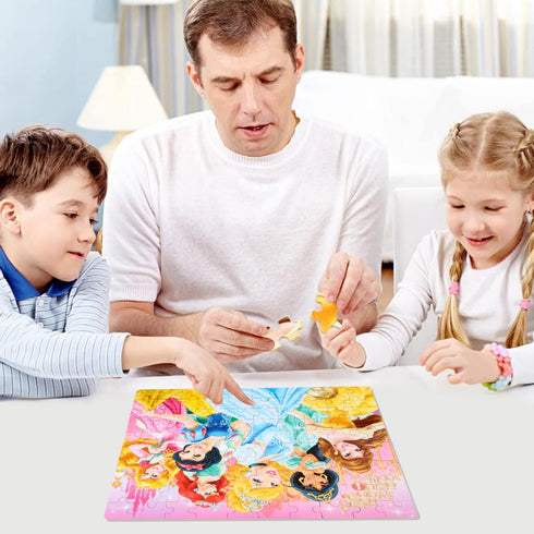 Puzzles for Kids Ages 4-8 - 100 Pieces Jigsaw Puzzles for Boys and Girls in Metal Box