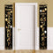 2 Pieces Black and Gold 65th Birthday Party Decorations, Cheers to 65 Years Banner for Men and Women