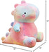 Cute 12 Inch Dinosaur Plush Toys - Fat Stuffed Animal Dino Plushie, Soft Birthday Gifts for Kids Girls Boys Colorful