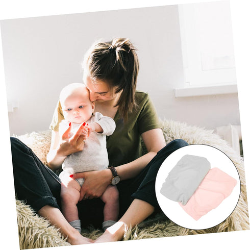 LIFKOME 2-Pack Washable Baby Changing Pad Covers Removable Soft Cotton Sheets for Diaper Changing Table Stretchy Fit