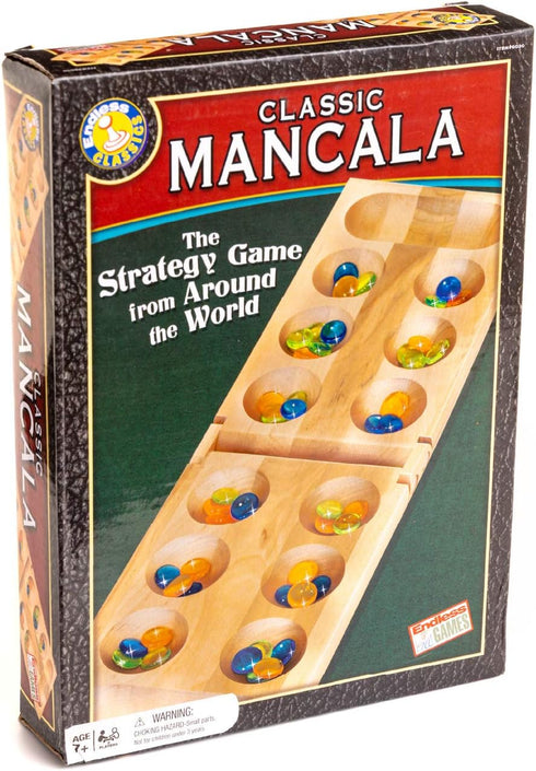 Classic Mancala - Timeless Strategy Game for Friends and Family - Fun Board Game