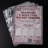 Uncle Paul Coin Collecting Pages, 5 Sheets 12 Pockets Standard 9-Hole Coin Pocket Inserts, Collecting Sleeves for Coins