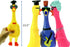 (3 1704-3p JA-RU Screaming Rubber Chicken Toy Units Assorted) Squeaky Chicken Toys for Kids. Funny Noise Maker Prank