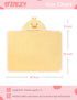 Baby Hooded Towel with Unique Animal Design - Ultra Soft Thick Cotton Bath Towel for Newborn (Chick)