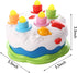 Baby Birthday Cake Toy with Candles, Music Toy for 2-5 Years Old, Toddler Christmas Gift