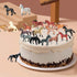 RCOMG 18 PCS Horse Toys, Realistic Miniature Pony Figures for Girls and Boys, Farm Animal Gift and Cake Topper