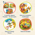 Set Set 3+ Pack 3 B. toys Jigsaw Puzzles Classic with Colorful Designs Educational and Developmental Toys for Years