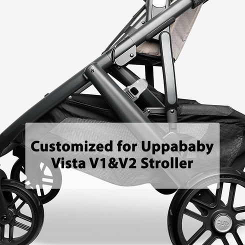 Replacement Closing Latch for UppaBaby Vista 2015+ (and V2), Hinge Latch Compatible with V1 & V2 Strollers, Gray