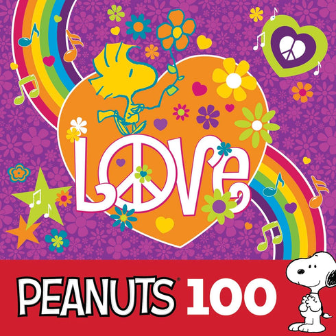 RoseArt - Peanuts - Woodstock Love 100 Piece Jigsaw Puzzle for Kids and Adults